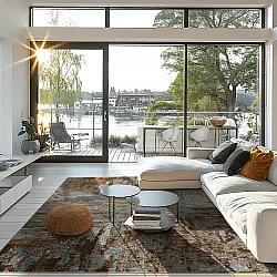 Koberec Wilton - Tizzano (modrý/multicolor)