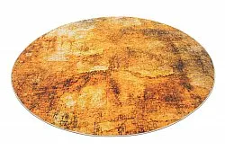 Kruhový koberec - Tremes (zlatý)