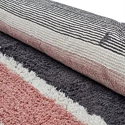 Koberec s dlhým vlasom - Vinci Natural Cotton Shaggy (ružový)