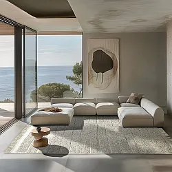 Koberce s dlhým vlasom - Willow Natural Cotton Shaggy (greige)