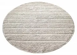 Kolo koberce - Willow Natural Cotton Shaggy (greige)