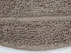 Kolo koberce - Willow Natural Cotton Shaggy (taupe)