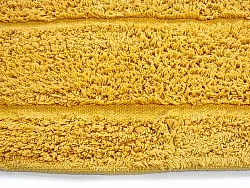 Kolo koberce - Willow Natural Cotton Shaggy (žltý)