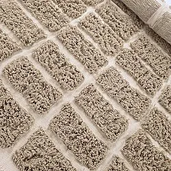 Koberec s dlhým vlasom - Zola Natural Cotton Shaggy (béžový)