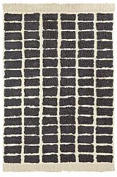 Koberce s dlhým vlasom - Zola Natural Cotton Shaggy (tmavošedá)