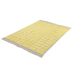 Koberec s chlpatým povrchom - Zola Natural Cotton Shaggy (žltý)