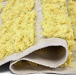 Koberec s chlpatým povrchom - Zola Natural Cotton Shaggy (žltý)