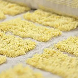 Koberec s chlpatým povrchom - Zola Natural Cotton Shaggy (žltý)