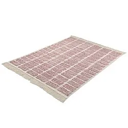 Koberec s chlpatým povrchom - Zola Natural Cotton Shaggy (ružový)