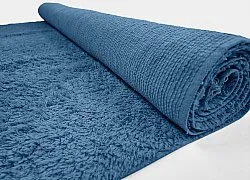 Koberce s dlhým vlasom - Alba Natural Cotton Shaggy (modrý)