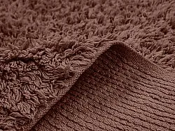 Koberce s dlhým vlasom - Alba Natural Cotton Shaggy (hnedý)