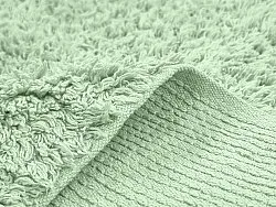 Koberce s dlhým vlasom - Alba Natural Cotton Shaggy (svetlozelená)