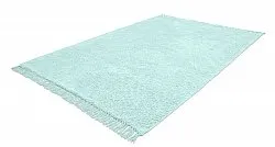 Koberce s dlhým vlasom - Alba Natural Cotton Shaggy (tyrkysová)
