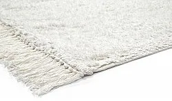 Koberce s dlhým vlasom - Alba Natural Cotton Shaggy (biela)