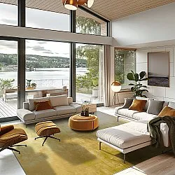 Koberec Wilton - Artena (tmavo zlatý)