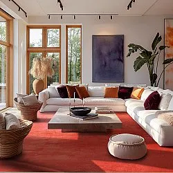 Koberec Wilton - Artena (červený)