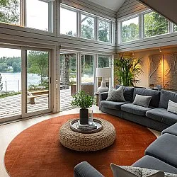 Koberec okrúhly - Artena (terracota)