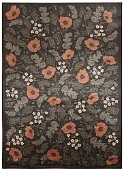 Wiltonová rohož - Poppy (čierna)