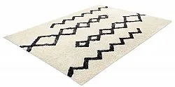 Koberce s dlhým vlasom - Chablis Natural Cotton Shaggy (offwhite/preto)
