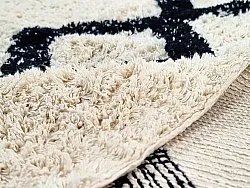 Koberce s dlhým vlasom - Chablis Natural Cotton Shaggy (offwhite/preto)