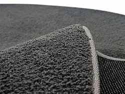 Kruhový koberec - Vevila (tmavošedý)