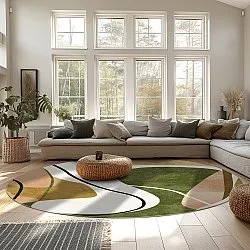 Kruhový koberec - Cressida (multicolor)