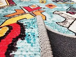 Koberec Wilton - Misare (modrý/multicolor)