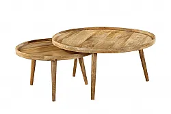 Soffbord - Manarola - 2 delar (natur)
