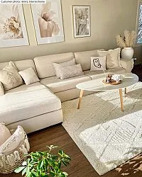 Koberce s dlhým vlasom - Rostock (offwhite)