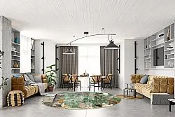 Kruhový koberec - Calabria (viacfarebný)