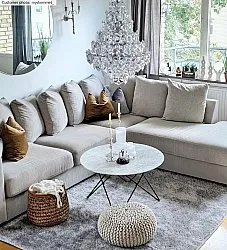 Koberce s dlhým vlasom - Cosy (strieborná)