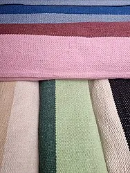 Bavlnený koberec - Nilo (čierny/biely)