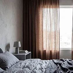 Gardiner 2-Pack - Linnegardin Noemi (mörkbrun)