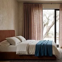 Gardiner 2-Pack - Linnegardin Noemi (mörkbrun)