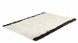 Koberec z vlny - Nova (biely/čierny)