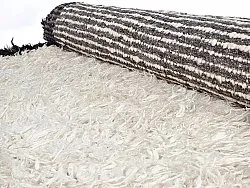 Koberec z vlny - Nova (biely/čierny)