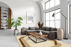 Koberec Wilton - Olympia (béžová/hnedá)