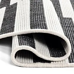 Okrúhly koberec - Indoor/Outdoor Otto (čierna)