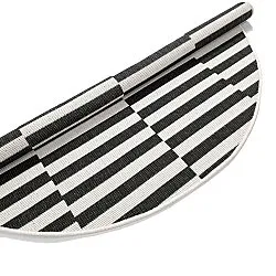 Okrúhly koberec - Indoor/Outdoor Otto (čierna)