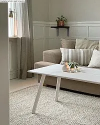 Vlnený koberec - Avafors Wool Bubble (béžový)