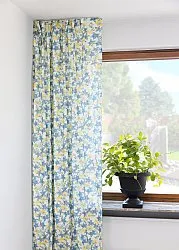 Záclony - Záclona z bavlny Petite (modrá)