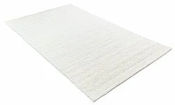 Vlnený koberec - Polperro (biely)
