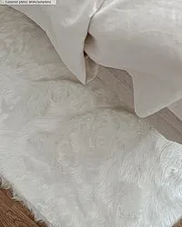 Koberce s dlhým vlasom - Pomaire (biele)