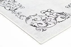 Koberec Wilton - Santi (biela/čierna)