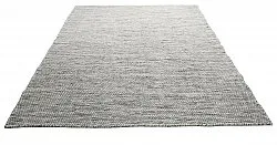 Vlnený koberec - Otago (šedá/čierna)