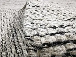 Vlnený koberec - Otago (šedá/čierna)