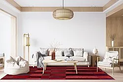 Koberec Wilton - Samadet (červený)