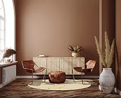 Kruhový koberec - Vieste (béžová/zlatá)