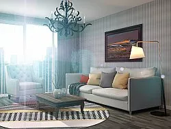 Kruhový koberec - Esme (ružový/multicolor)