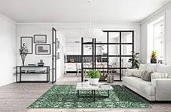 Koberec na interiér a exteriér - Brussels Ocean (zelený)